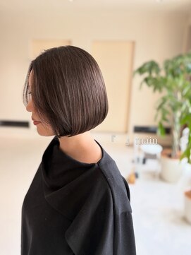 メイン(『　　』main) Bob×natural brown