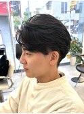フェザーパーマ/リバースセンターパート/藤沢美容院