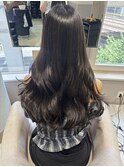 オリーブグレージュ/艶髪