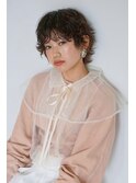 30代40代◎大人美人丸みボブ×ひし形シルエットパーマ