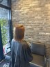 【女性限定】カット＋オーガニックリタッチグレーカラー＋艶再生TR