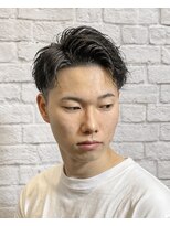 グレイスフルバーバー 新宿パークタワー店&nbsp;新宿メンズ/ビジネスセンターパート×ニュアンスパーマ