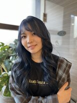 リエル(Liere)&nbsp;深みのあるダークネイビーカラー/45mmのコテでくびれスタイル♪