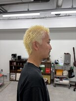 バーバーカリミチ(Barber karimichi)&nbsp;金髪おしゃれボウズ