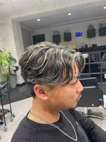 フィフスワン(fifth one) フェザーパーマ × ハイライトカラー