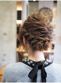 『Noele』編み込みツイストヘアアレンジ