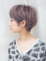 秋髪外国人風イルミナブルージュショートby premier models☆