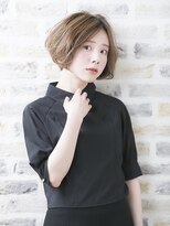アーサス ヘアー デザイン 上越店(Ursus hair Design by HEADLIGHT)&nbsp;ハイライト×くせ毛風ボブ