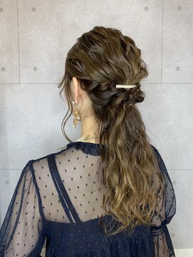 リスタバイネオリーブ 浅草(Re:sta by neolive) 結婚式ヘアセットダウンスタイル　Re:sta by neolive