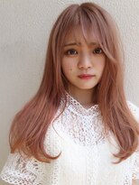 イソラブル(ISOLA-blu)&nbsp;【ダブルカラー】ピンクベージュ×柔らかロング