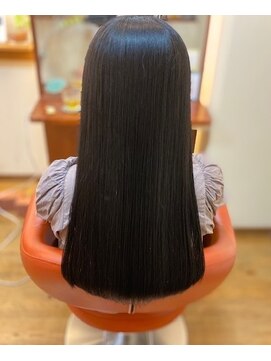 フオラ ヘアー 志木店(Fuola HAIR) 黒髪ぱっつんストレート
