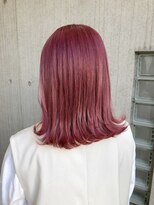 ロア 福岡天神本店(LORE) ピンクカラー×艶髪×ハイトーン
