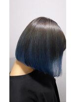 ミエル ヘア 新宿(miel hair)&nbsp;〈mielhair新宿〉艶髪　ブルー　髪質改善ULTOWA