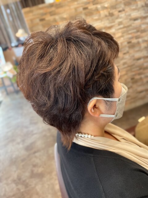 ショートヘアセット 2022/10/01