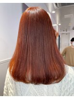 ゲーム 原宿店(GAME)&nbsp;オレンジブラウン/ダブルカラー/ケアブリーチ/髪質改善/原宿