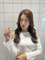 ロンド ストラーダ 心斎橋(Lond strada)&nbsp;韓国前髪顔周りロング×デザインカラー[心斎橋/髪質改善]