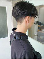 スーハ 恵比寿(SUUHA)&nbsp;骨格矯正ニュアンスパーマのセンターパート毛流れスタイル