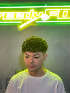 グリーディーフォックス 三軒茶屋(GreedyFOX) 波巻き/マッシュパーマ/ウルフ/ハイライト<理容室>三軒茶屋