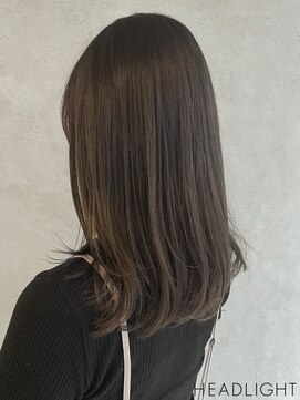 ソーエン バイ ヘッドライト 札幌琴似店(soen by HEADLIGHT) 透明感アッシュグレージュ×セミロングレイヤー_807L1507_2