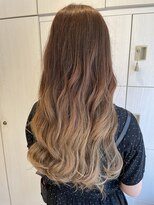 シエル バイ ケンジ 登戸 生田(CIEL by KENJE)&nbsp;ハイベージュ×バイカラーデザイン