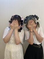 ヘアメイクアンドセットサロン リッコ(Hair make&set salon Ricco)&nbsp;LIVE参戦♪ツインハートアレンジ/梅田ヘアセットRicco