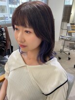 メゾン(Maison)&nbsp;インナーイヤリングカラーパープルブリーチ名古屋/栄/矢場町