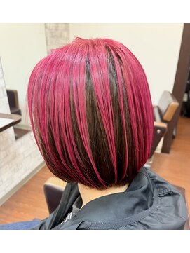 フェリシータ 高槻店(felicita) アンブレラカラー×ピンク