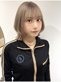 花田/ボブ/切りっぱなしボブ/ボブルフ/ブリーチ/下北沢/小顔
