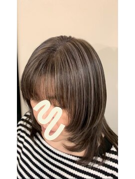 ドクターズサロン レラパール 顔まわりレイヤー/小顔ヘア/白髪ぼかし/こなれハイライト/お洒落