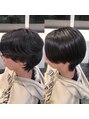 エノア 銀座(ENORE)&nbsp;弱酸性縮毛矯正で誰もが憧れるセンターパートにしました！