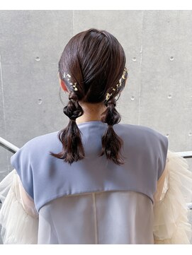 オリンテ バイ レシッド 表参道(orente by rcid) 【谷】金箔×編みおろしツイン＊