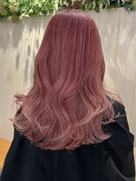 フリーラ 表参道(freera) ケアブリーチカラーコーラルピンクカラーピンクベージュ