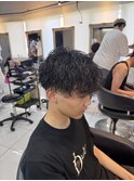 波巻きツイストスパイラルパーマ スペインカール 縦落ちパーマ