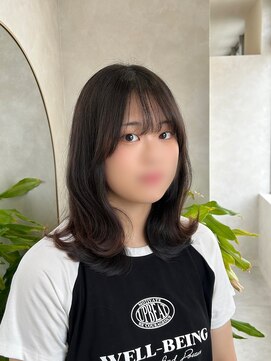 エレノア 枚方(Eleanor) くびれミディ/ミディアムレイヤー/顔まわりカット