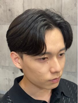 メゾンフォーメン 心斎橋店(Maison for men) 韓国風/センターパート/ニュアンスパーマ/フェザーパーマ