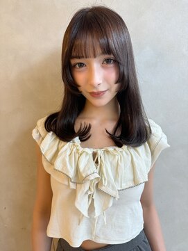 キイ ギンザ(k.e.y GINZA) 姫カットスタイル