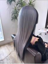 ル ジャルダン ヘアー プロデュース(Le.jardin hair produce) ブラック × シルバー ( シールエクステ)