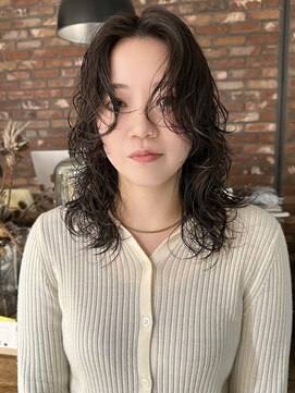 ボコカ(bococa) 向ヶ丘遊園セミロングパーマスパイラルパーマ