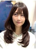 顔まわりカット/前髪カット/レイヤーカット/韓国ヘア/大人韓国