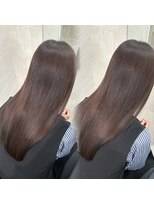 ミヨン 京橋店(miyon)&nbsp;韓国レイヤーカット×暗髪カラー×髪質改善