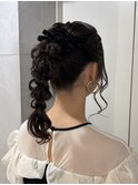 ヘアセット/ヘアアレンジ/結婚式お呼ばれヘア