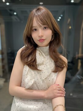 ロンドエニカ 大宮(Lond enika) 髪質改善/レイヤー/オリーブグレー/小顔に見せるヘア/大宮