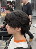 パーマ落としメンズ縮毛矯正