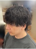 波巻きスパイラルパーマ/波巻きパーマ/岡崎メンズパーマ