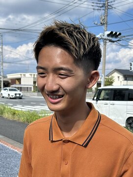 ディッセンバー 伊勢崎(December) メンズショート/センターパート/パーマ/ニュアンスパーマ