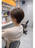 大人ショートボブ/丸みショート/小顔/30代40代