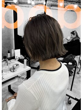 フランチェスカドットボブ(francesca.bob) ミルクティーベージュ×切りっぱなしボブ【田野剛大】