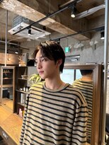 メンズココ メンズパーマ 韓国ヘア 日本橋店(MENS COCO)&nbsp;コンマシースルーセンターパート