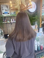 アース 長崎大村店(HAIR&MAKE EARTH)&nbsp;ミルクティーグレーカラー