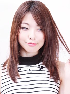 美容室ソラ 小岩店(sora) ツヤがきらめく★ブラウンストレート♪【小岩】
